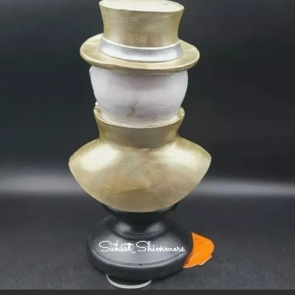 Halloween Animated Light Masquerade Costume VICTORIAN SKELETON COUPLE Bust Decor - Picture 6 of 12